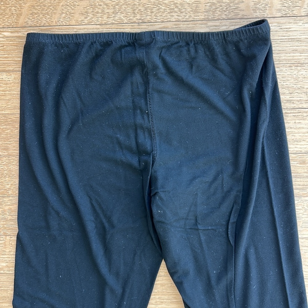 ONLY HEARTS NYC helena stuart black knee length legging size small 94% rayon - Picture 5 of 10